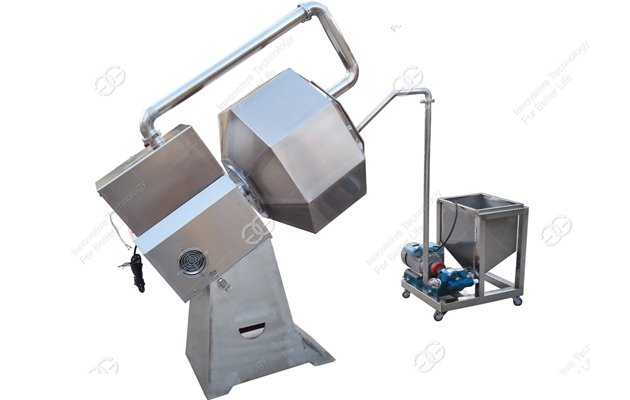 Seasoning Powder Mixing Machine for Peanut|Octagonal Snack Flavoring Machine
