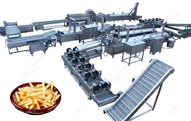 <b>Frozen French Fries Manufacturing Plant|Frozen French Fries Production Line Supplier</b>