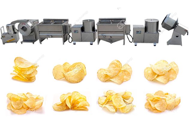Small Capacity Potato Chips Production Line|Potato Chips Making Machine