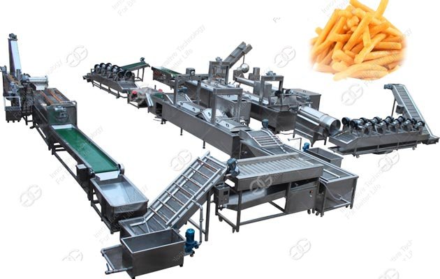 Frozen French Fries Manufacturing Plant