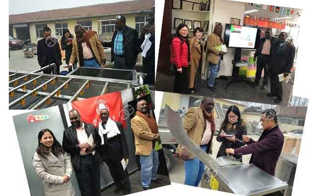 Sudan customers visted potato chips processing plant