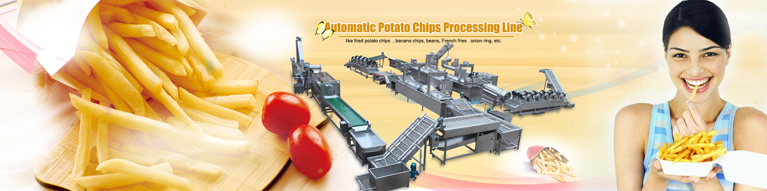 French fries production line